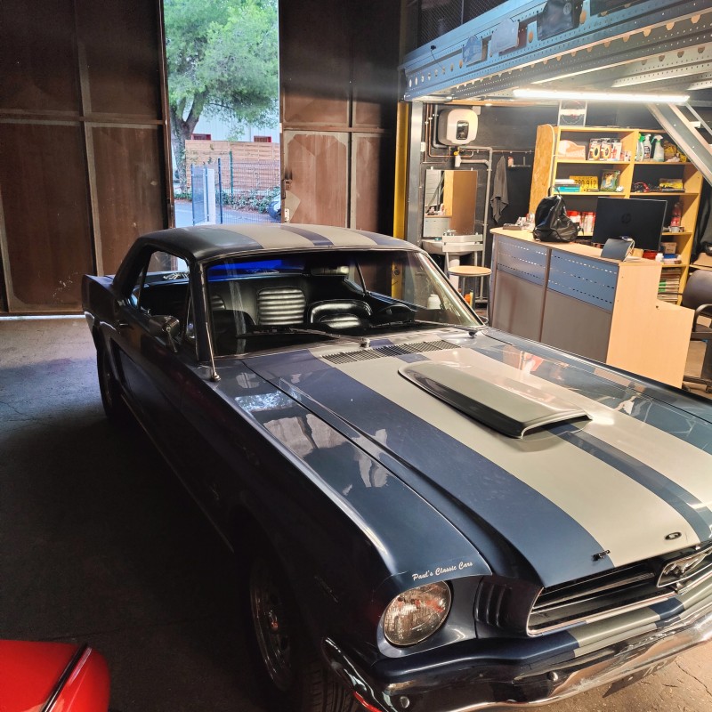 Révision de la boite automatique d'une Mustang 302 pour un client de Marseille