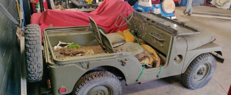remise en route Jeep CJ5 de 1960 a Plan de campagne